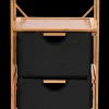 Bamboo C Moda De 2 Gavetas Preto, Natural>CASA Best