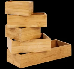 Bamboo Organizador De Gaveta Natural><noscript><img width=