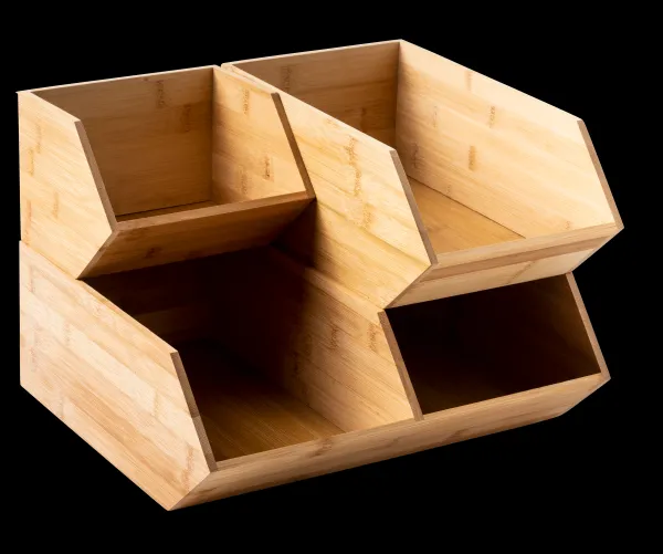 Bamboo Organizador Empilh Vel Natural>CASA Flash Sale