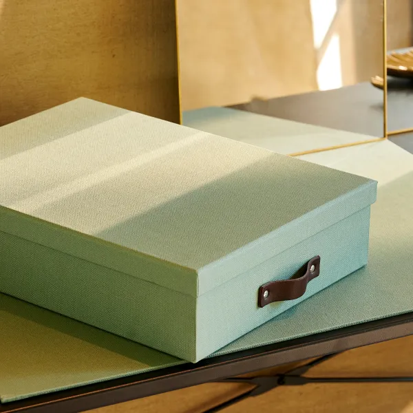 Bigso Caixa De Cart O Menta>CASA Fashion