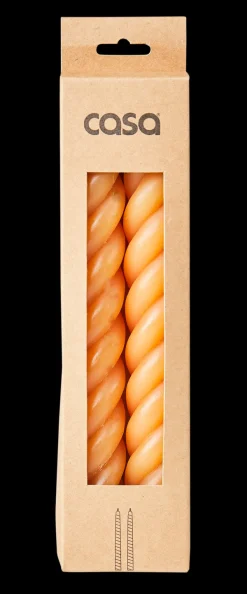 Curl Velas Conjunto De 2 Ocre>CASA Best Sale