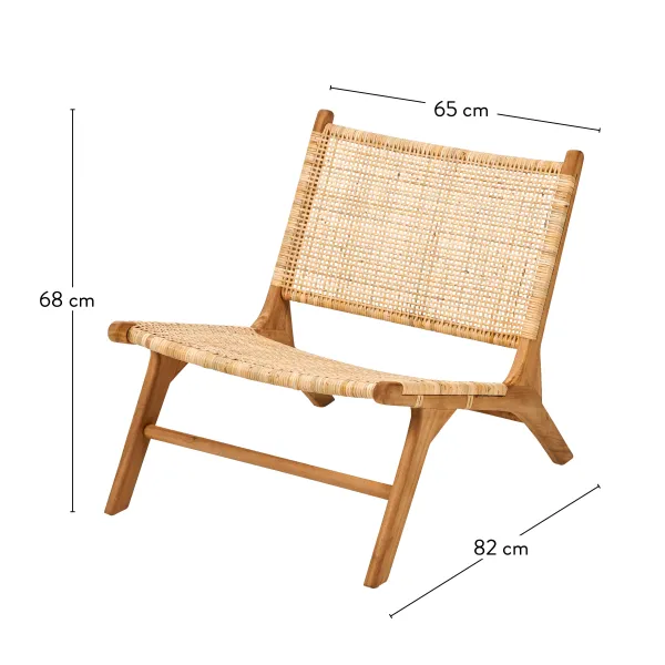 Diah Cadeira Lounge Natural>CASA Flash Sale
