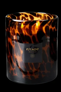 Escape Black Oudh Vela Perfumada Em Copo Preto, Castanho, Ocre>CASA Best