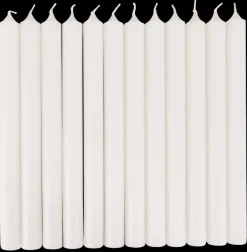 Fina Velas Conjunto De 12 Branco>CASA Cheap