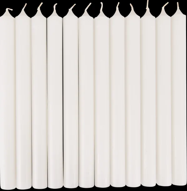 Fina Velas Conjunto De 12 Branco>CASA Cheap