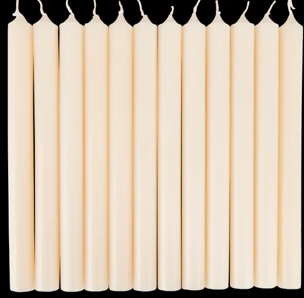 Fina Velas Conjunto De 12 Marfim>CASA Discount