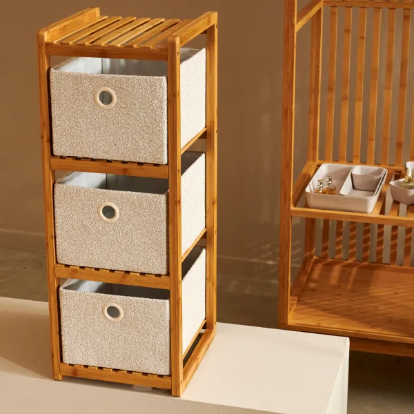 Helge Estante 3 Gavetas Natural>CASA Fashion