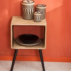 Kansas Mesa De Cabeceira Preto, Natural><noscript><img width=