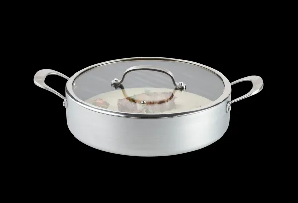 Kastrol Ca Arola Com Tampa Prateado>CASA New