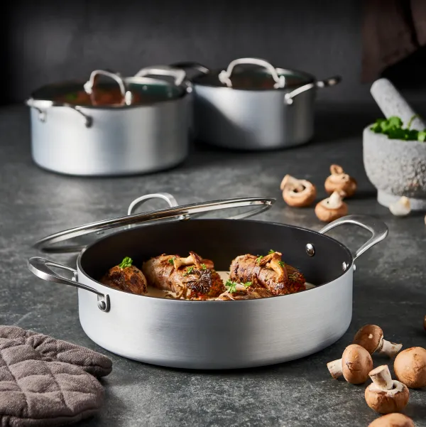 Kastrol Ca Arola Com Tampa Prateado>CASA New