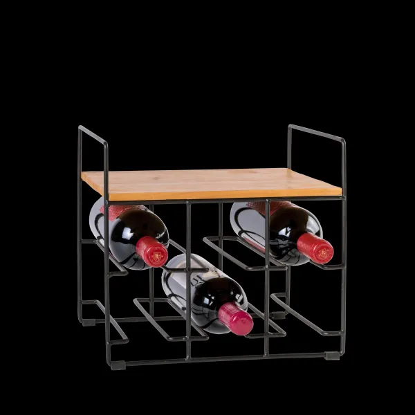 Lize Estante Para Vinho Preto>CASA Best