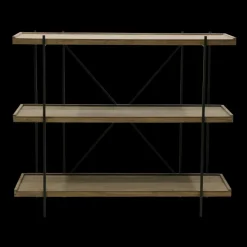 Maine Estante De Parede Preto, Natural>CASA Store