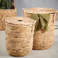 Miley Cesto Roupa Suja Com Tampa Com Pegas Natural>CASA Cheap