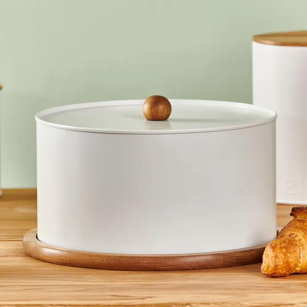 Nagini Caixa De Alimentos Para Bolo Branco, Natural>CASA Store