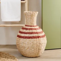 Nepal Jarra Castanho, Natural, Vermelho Escuro><noscript><img width=