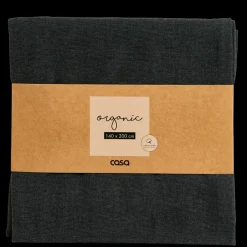 Organic Toalha De Mesa Preto>CASA Online