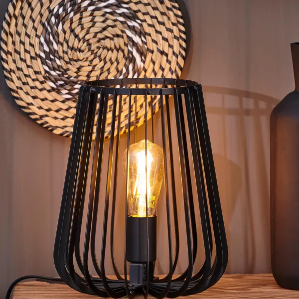 Orion Candeeiro De Mesa Preto>CASA Discount