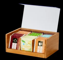 Panda Caixa Para Ch Com 6 Compartimentos Transparente, Natural><noscript><img width=