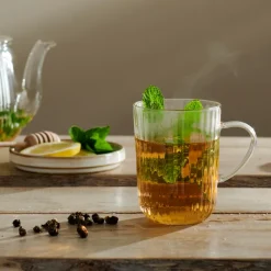 Pausa Copo Para Ch Com Pega Transparente>CASA Outlet