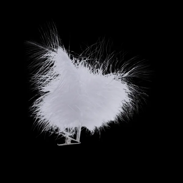 Plumo Clipe Decorativo Branco>CASA Fashion