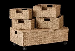 Seagrass Cesto De Arrumação Natural><noscript><img width=