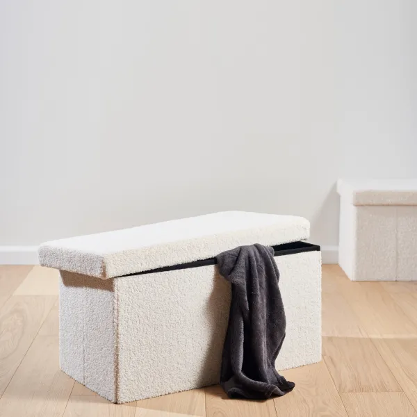 Stor Pufe Branco>CASA Cheap