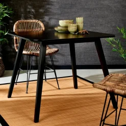 Sumatra Cadeira Sala De Jantar Preto, Castanho><noscript><img width=