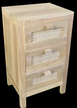 Teck C Moda De 3 Gavetas Natural>CASA Best