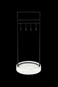 Terrazzo Estante Para Joias Preto, Branco, Cinzento>CASA Best