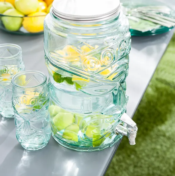 Tiki Recipiente Para Bebida Transparente>CASA Flash Sale