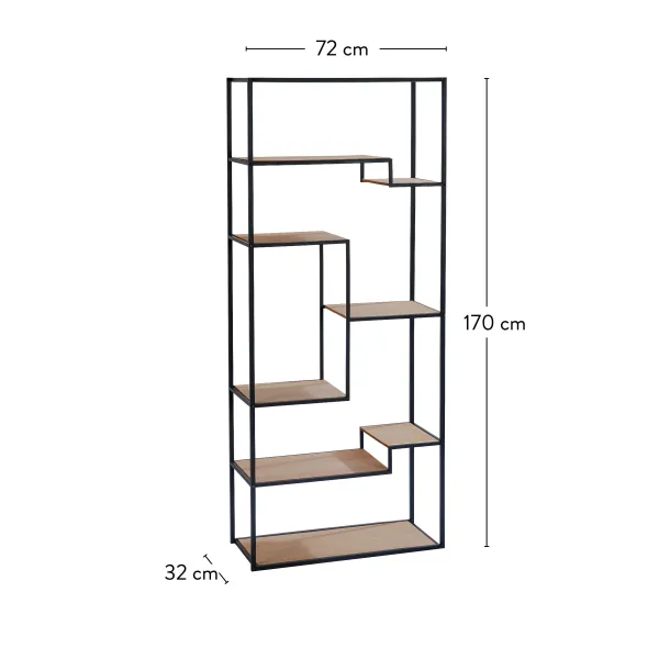 Trapp Estante De Parede Castanho>CASA Discount
