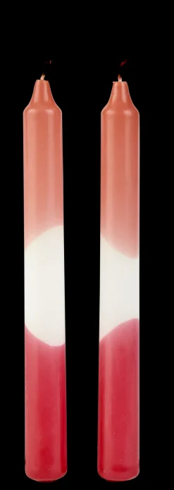 Two Velas Conjunto De 2 Branco, Vermelho, Multicolor, Rosa Antiga>CASA Discount