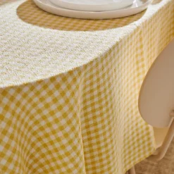 Vichy Toalha De Mesa Amarelo>CASA Flash Sale