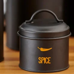 Vira Caixa De Conserva O Para Ervas Preto>CASA Fashion