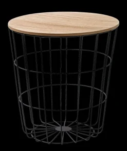 Wire Mesa Auxiliar Preto, Natural>CASA Clearance